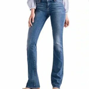Lucky Brand Sofia Boot Medium Wash Stretch Mid Rise Jeans Size 10/30 #1928